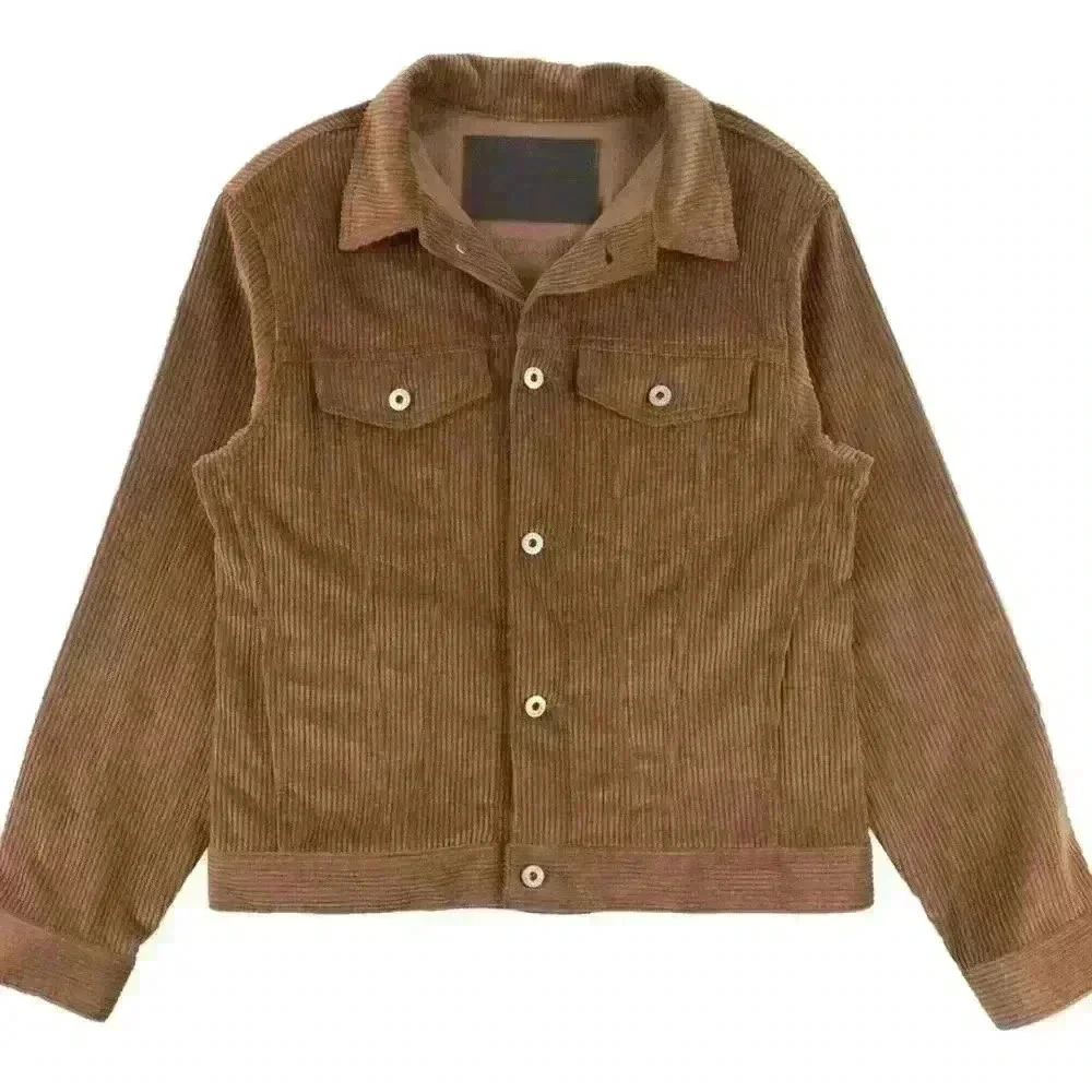 Naked & Famous Seesucker Corduroy Brown Jacket - XS - Picture 8 of 10